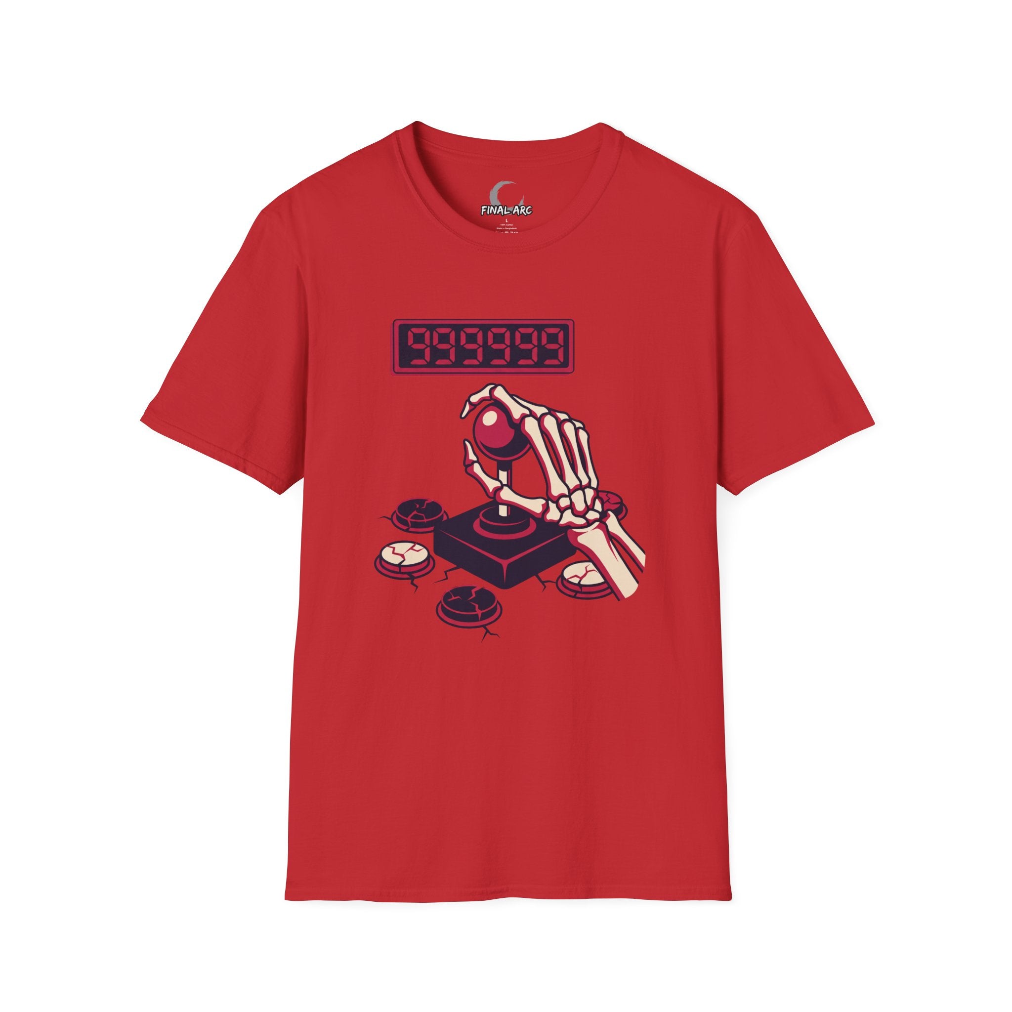 Arcade Skeleton Gamer T‑Shirt
