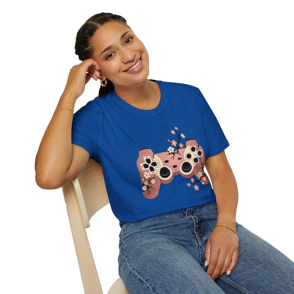 Cherry Blossom Game Controller T-Shirt
