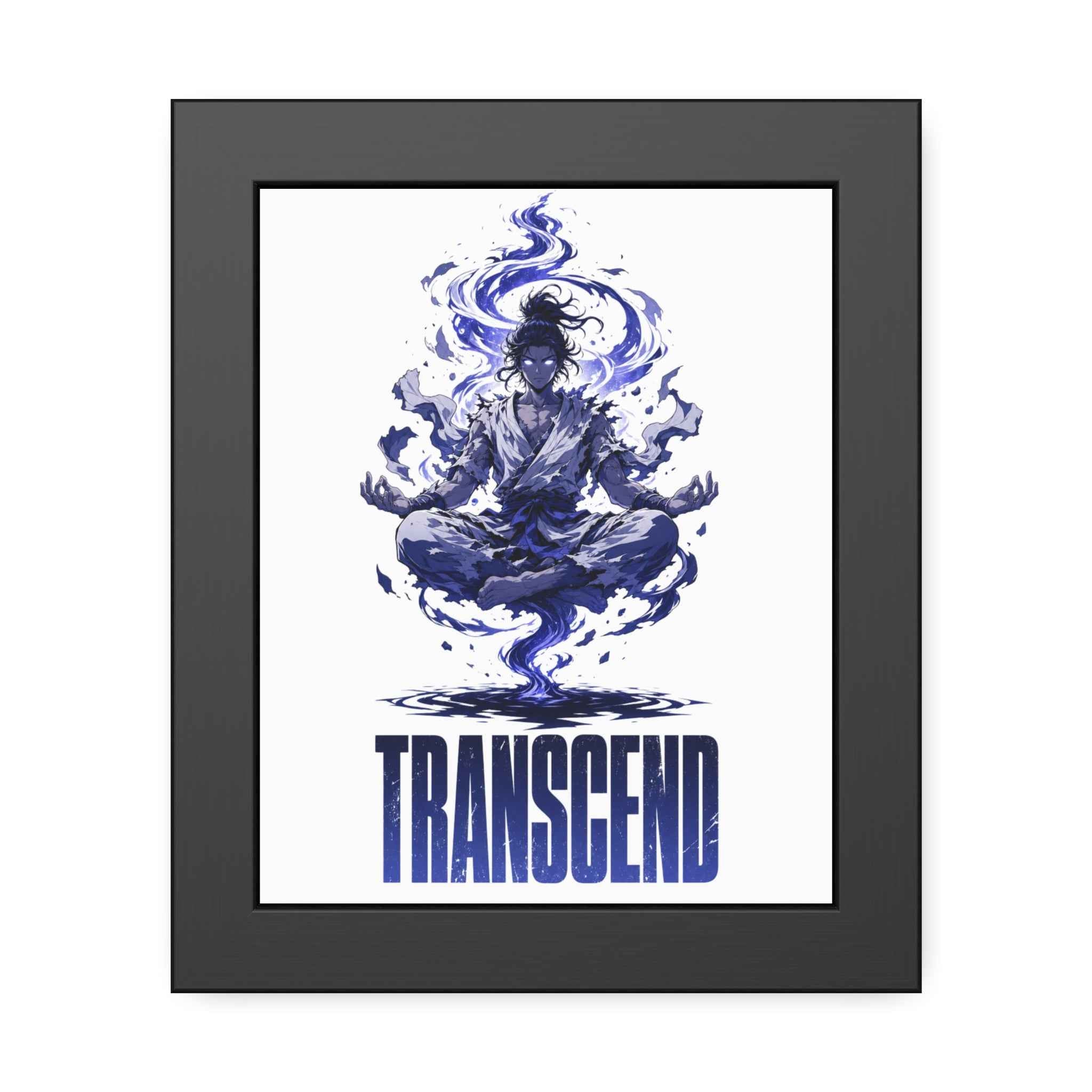 Transcend Meditation Art — Framed Poster