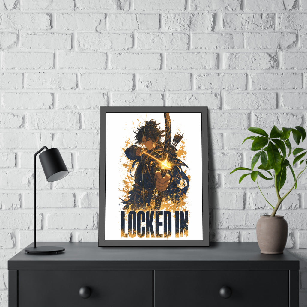 Framed Poster — 'Locked In' Archer Artwork