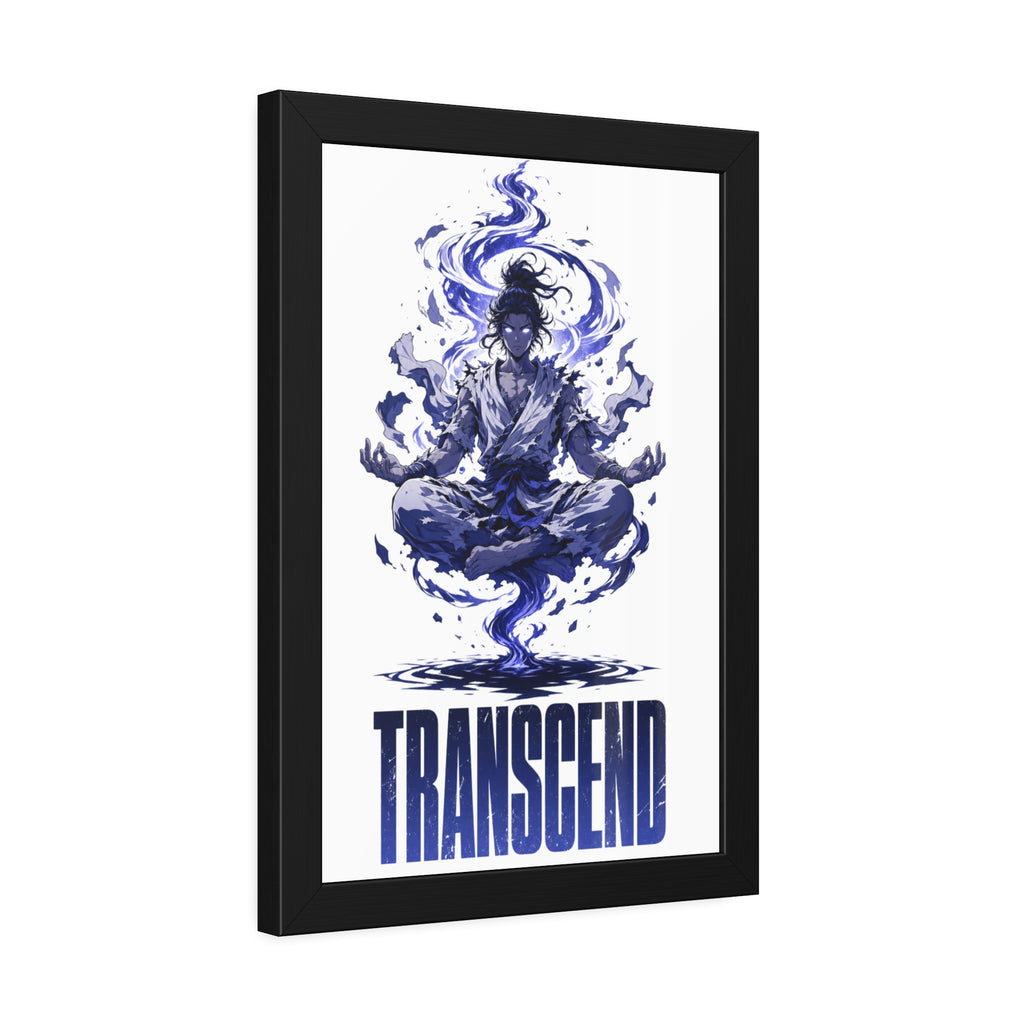 Transcend Meditation Art — Framed Poster