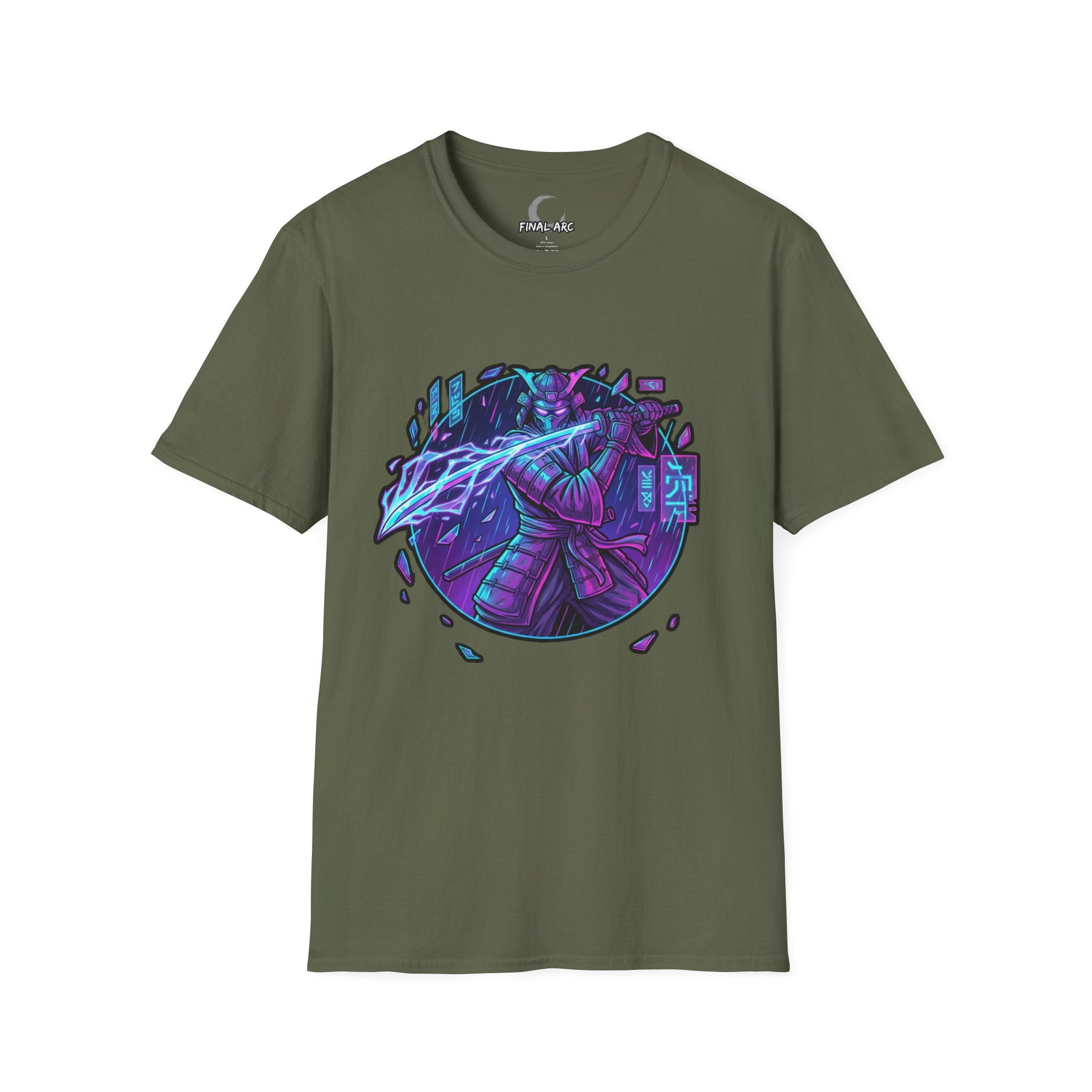Anime Samurai T-Shirt — Vintage Warrior Graphic Tee