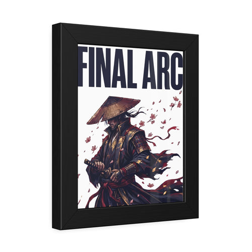Final Arc Framed Poster — Dark Samurai Art Print