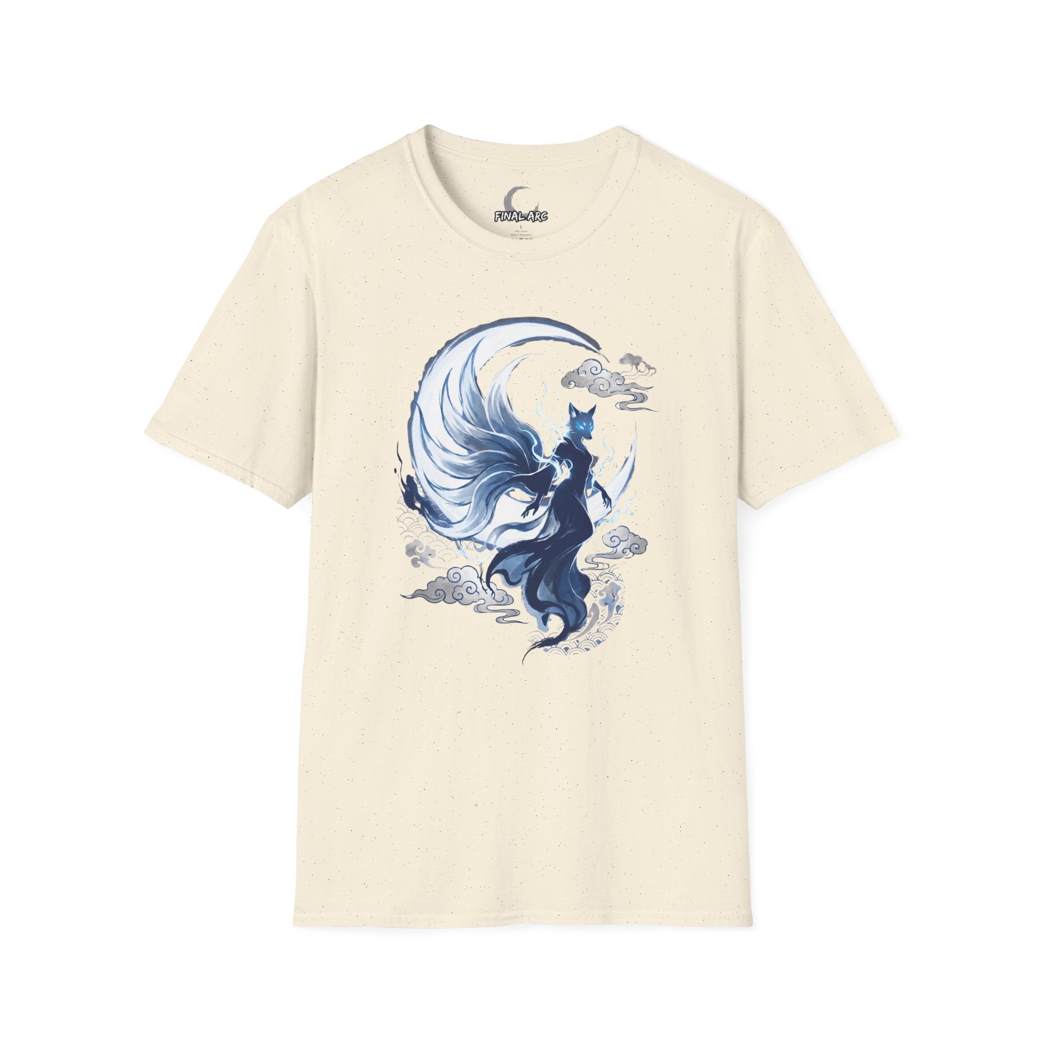 Fox Spirit T-Shirt — Mystical Nine-Tailed Kitsune