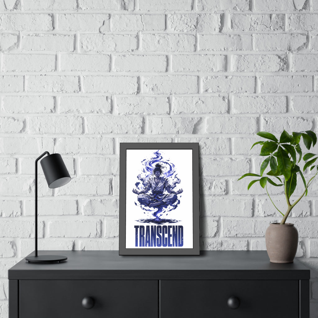 Transcend Meditation Art — Framed Poster