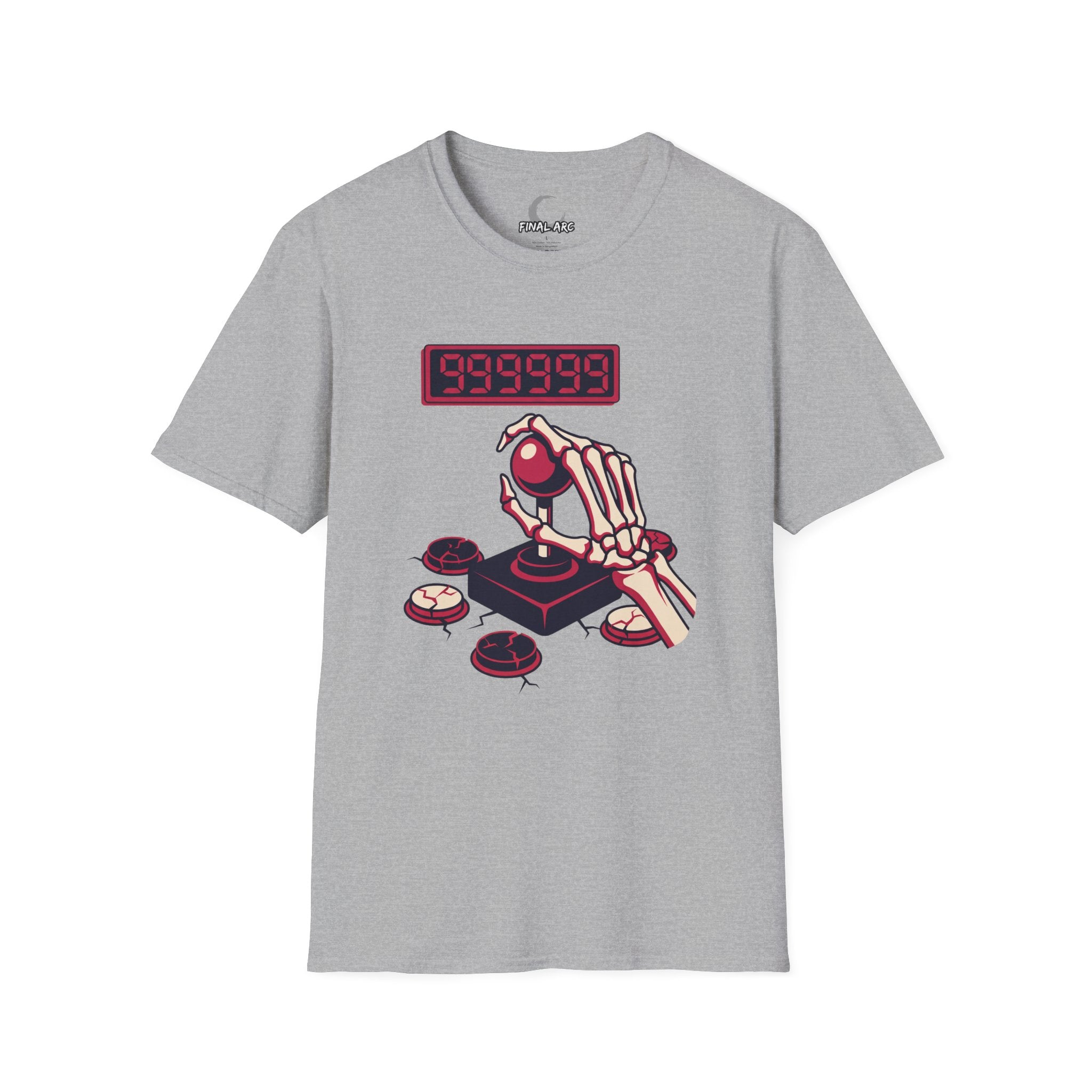 Arcade Skeleton Gamer T‑Shirt