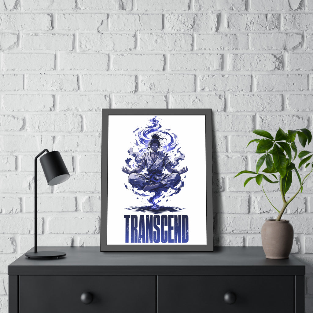 Transcend Meditation Art — Framed Poster
