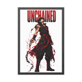 Unchained Warrior Framed Poster — Anime Fighter Wall Art