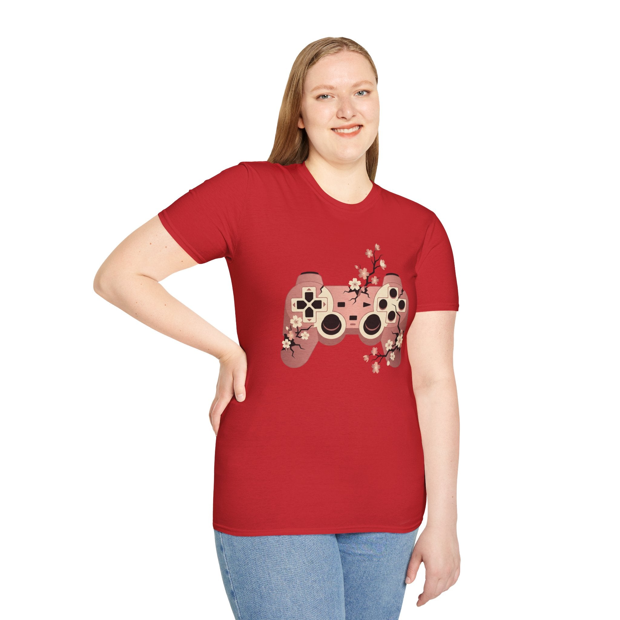 Cherry Blossom Game Controller T-Shirt