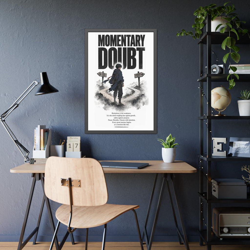 Momentary Doubt Framed Art Poster