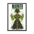 Framed Poster — "MARKED" Mystic Warrior Art Print