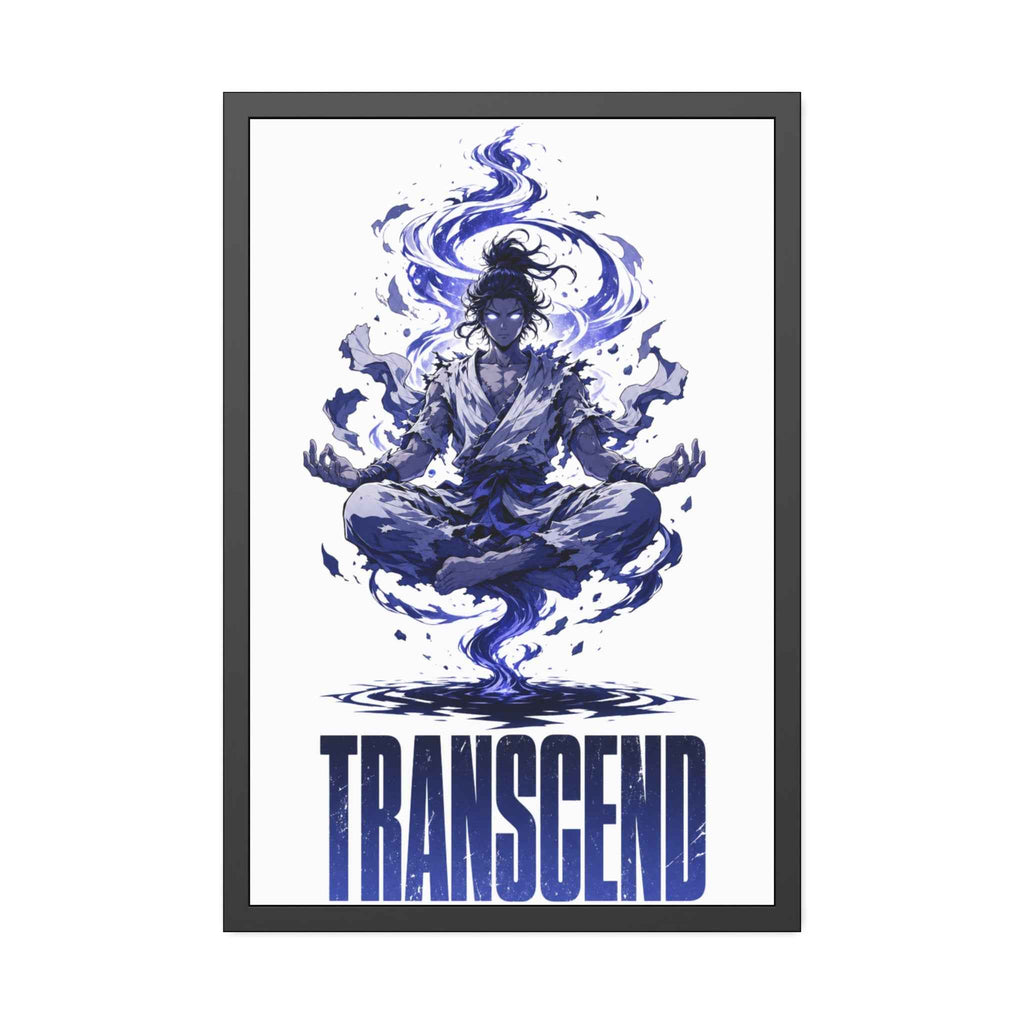 Transcend Meditation Art — Framed Poster