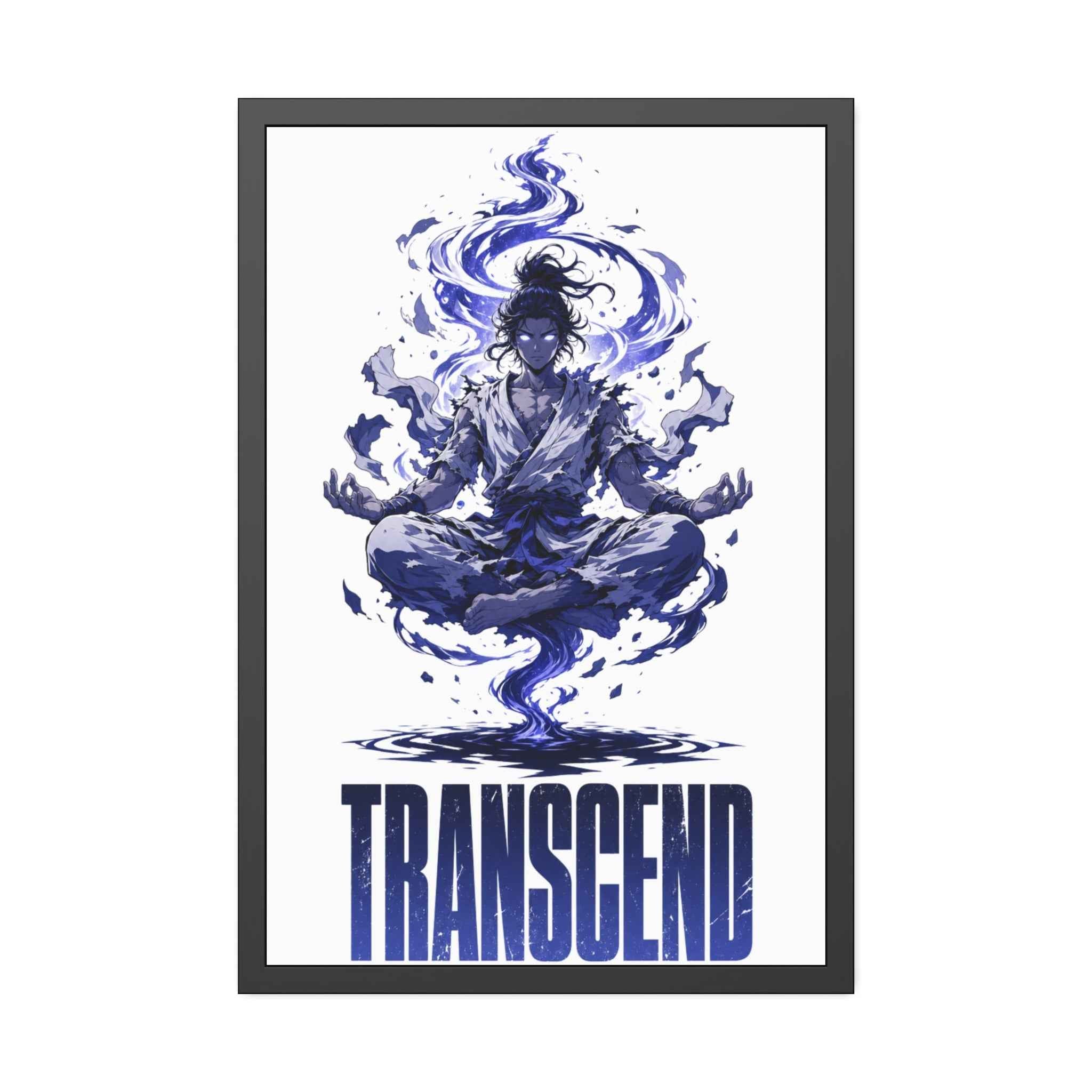 Transcend Meditation Art — Framed Poster