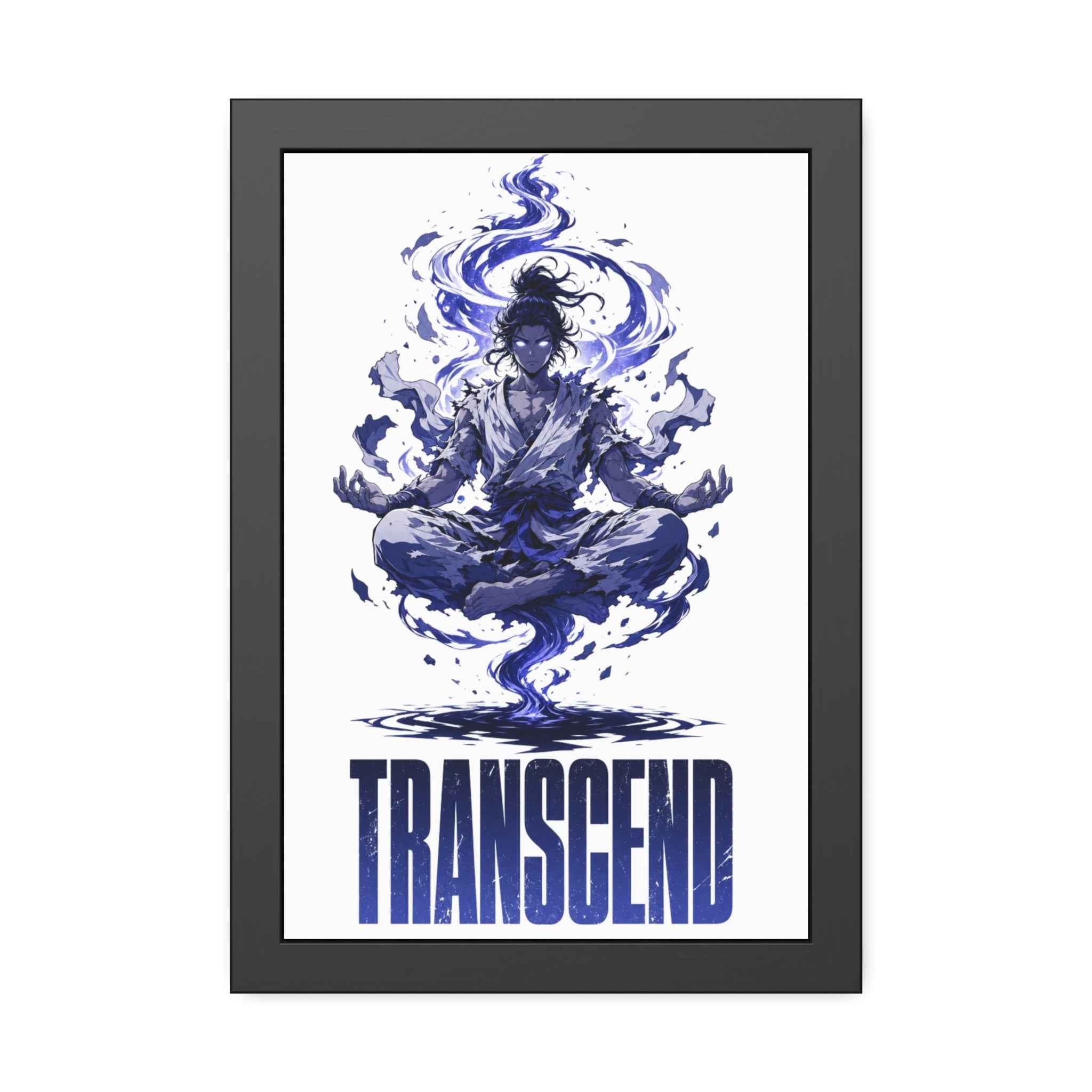 Transcend Meditation Art — Framed Poster