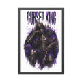 Cursed King Framed Poster — Dark Fantasy Wall Art