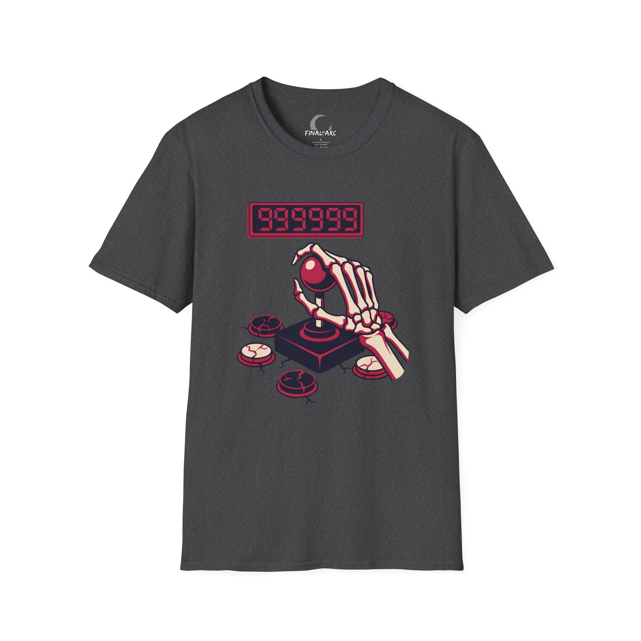Arcade Skeleton Gamer T‑Shirt