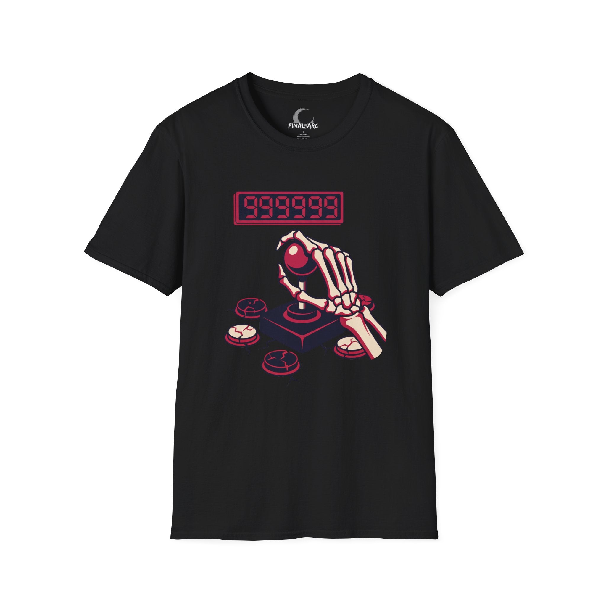Arcade Skeleton Gamer T‑Shirt