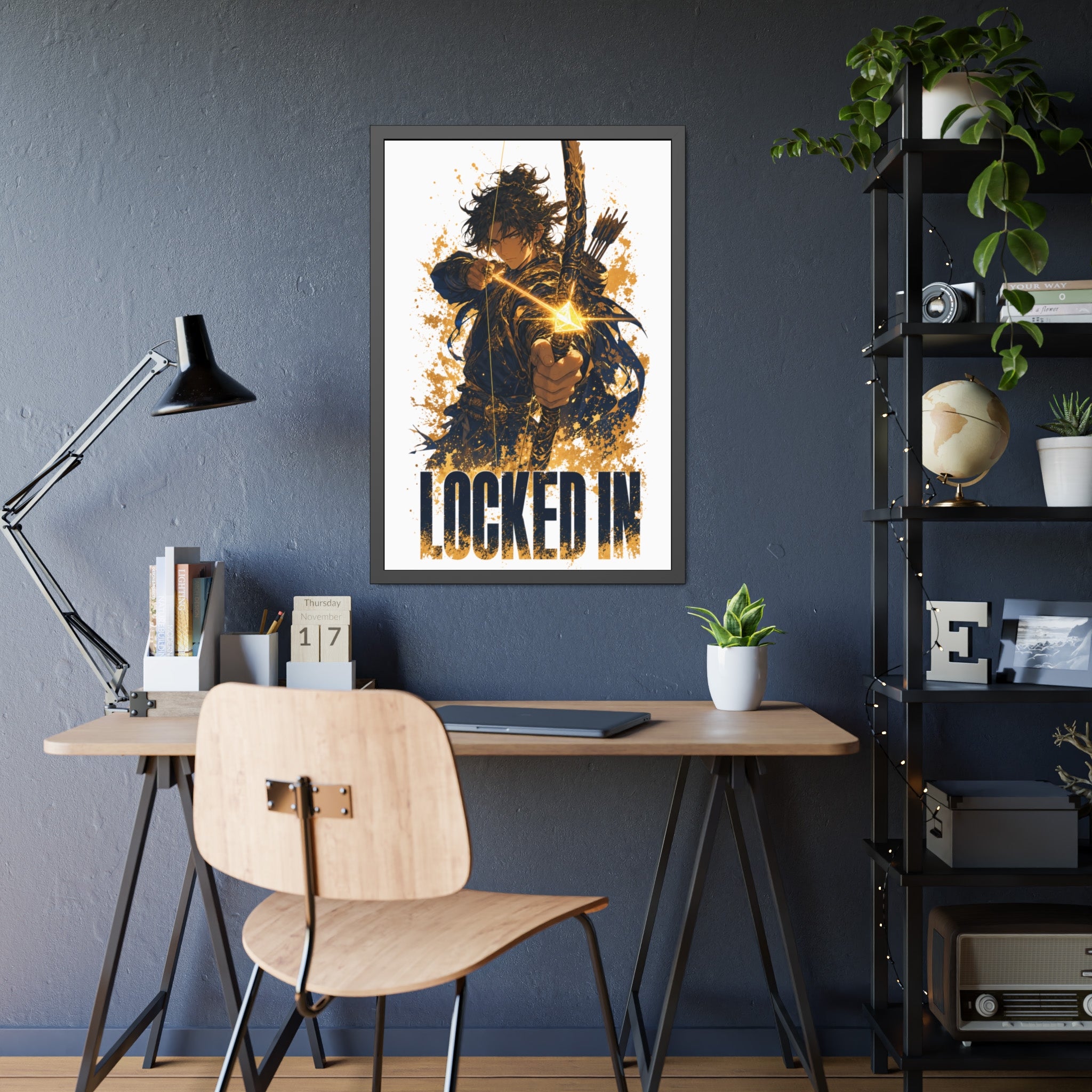 Framed Poster — 'Locked In' Archer Artwork