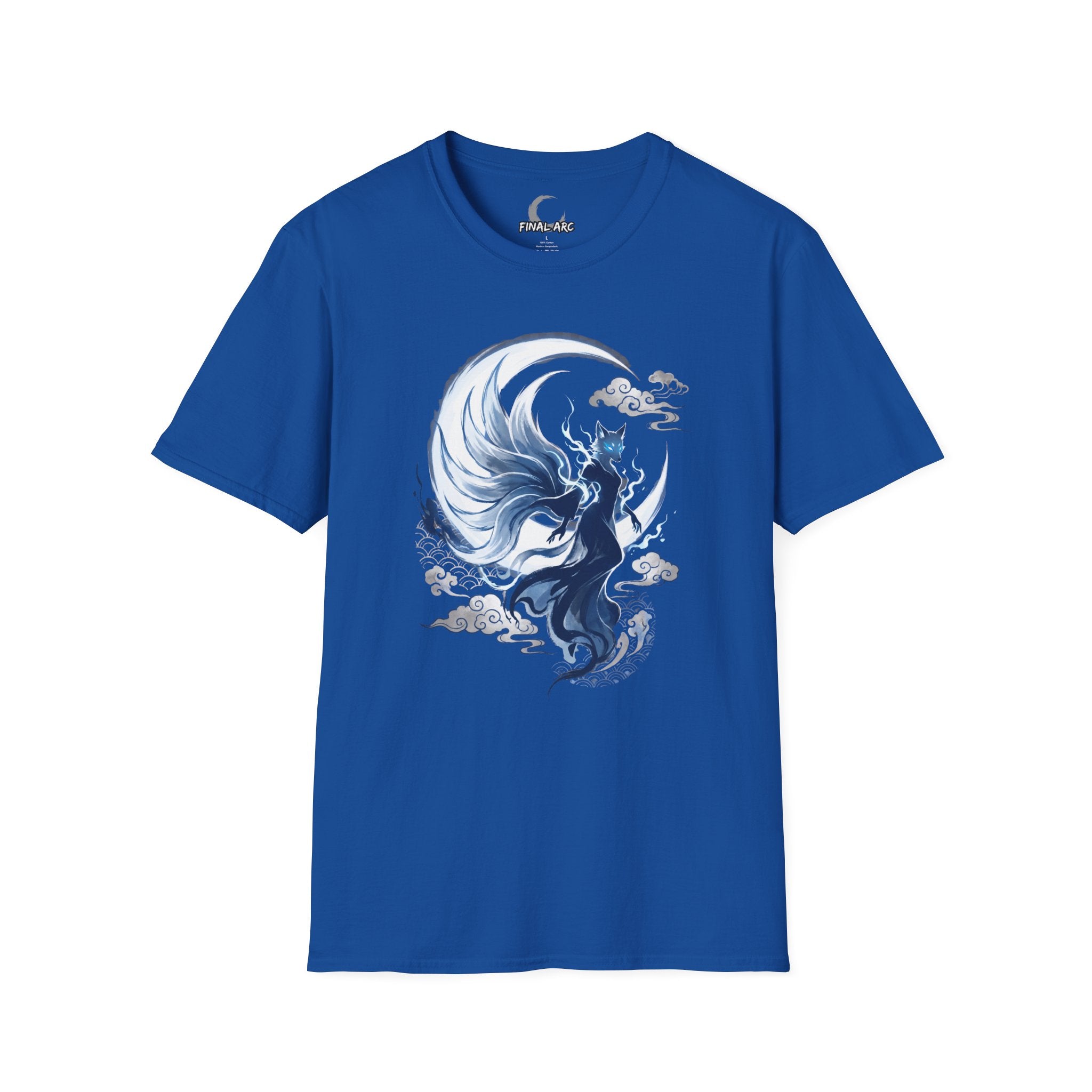 Fox Spirit T-Shirt — Mystical Nine-Tailed Kitsune