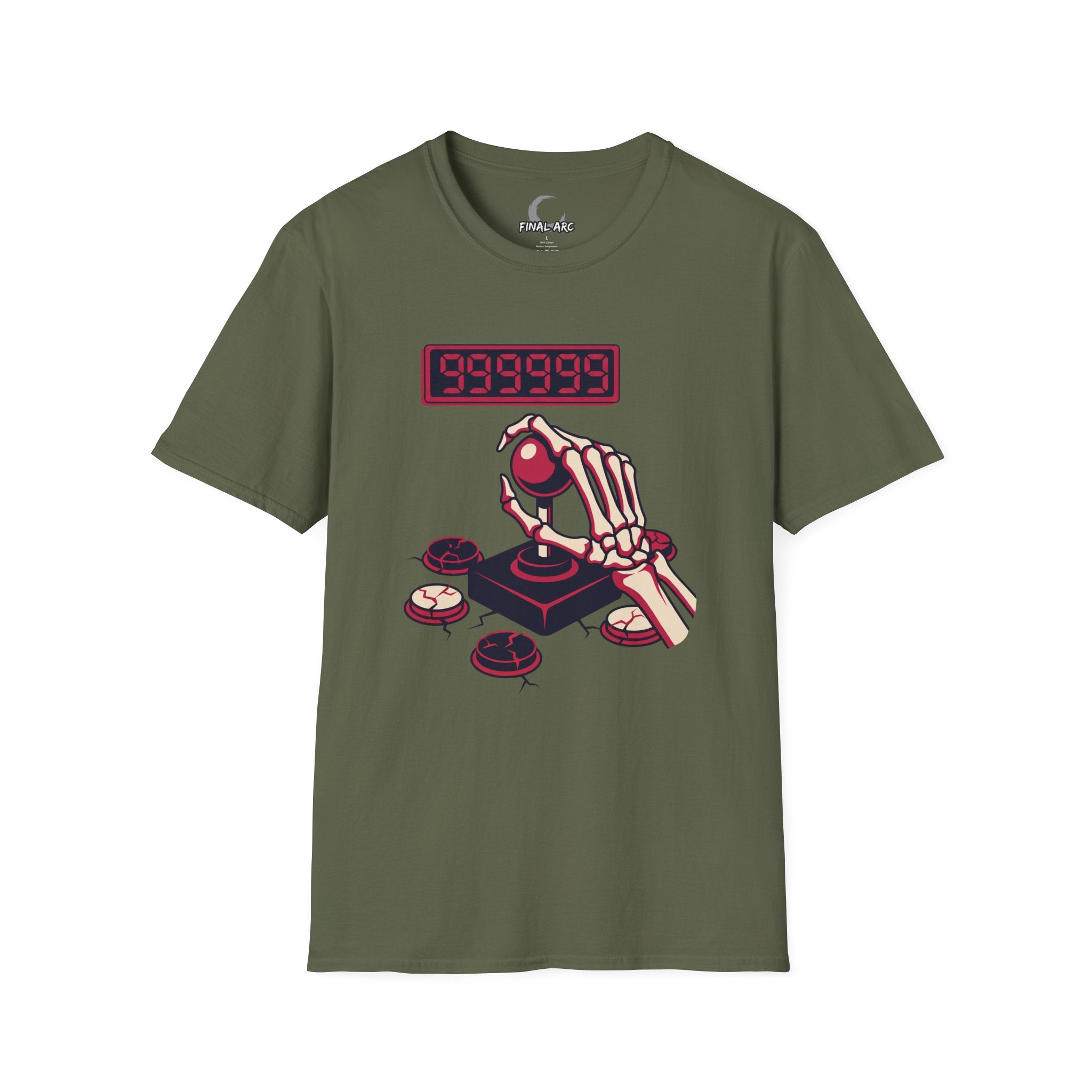Arcade Skeleton Gamer T‑Shirt