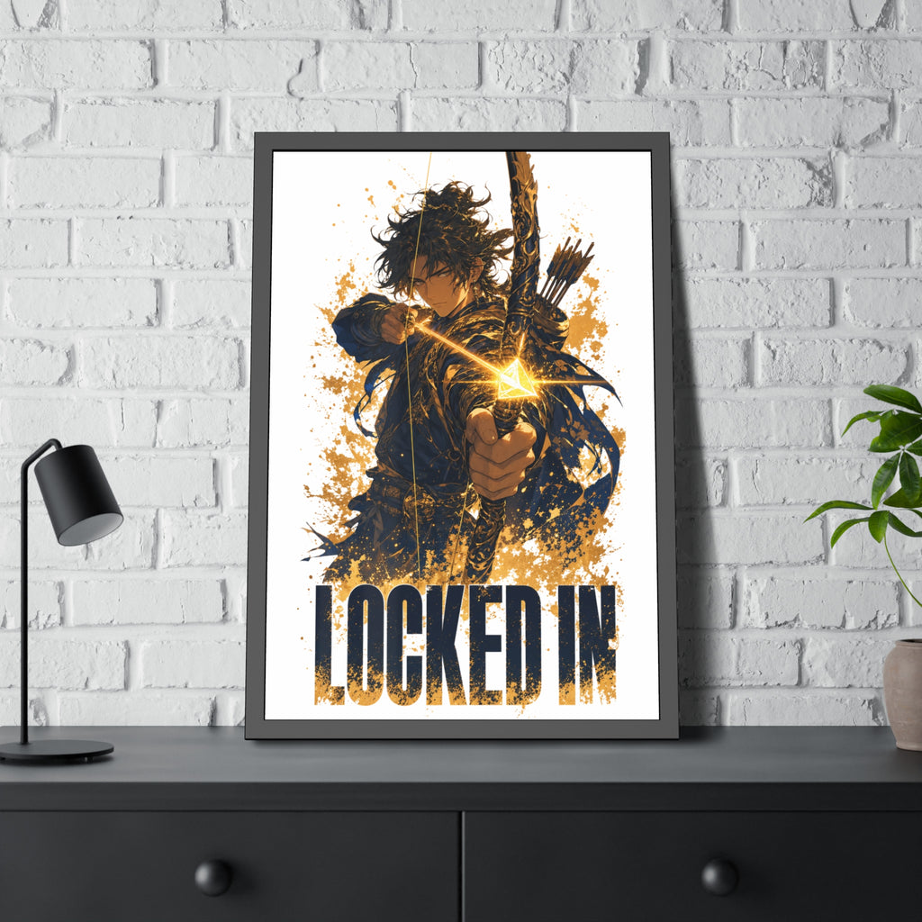 Framed Poster — 'Locked In' Archer Artwork