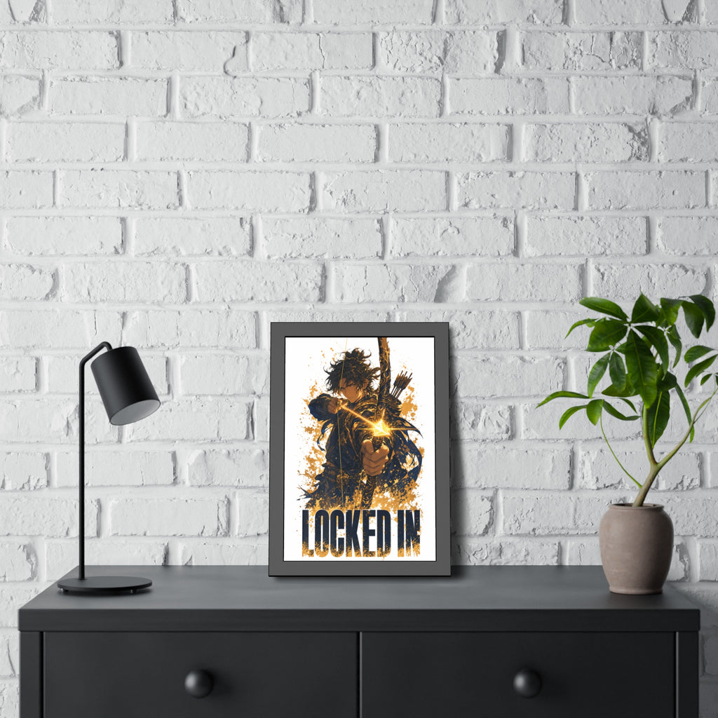 Framed Poster — 'Locked In' Archer Artwork