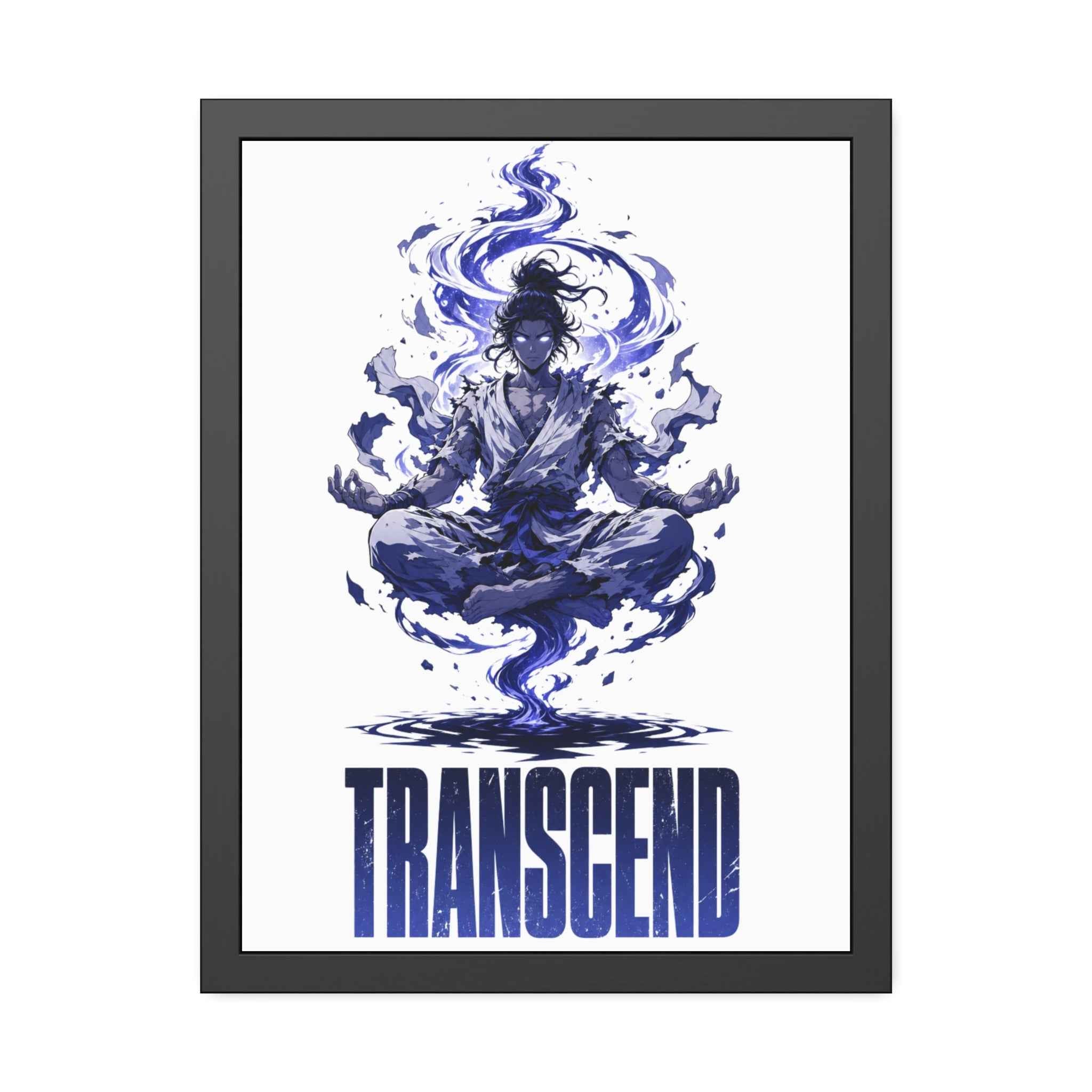 Transcend Meditation Art — Framed Poster
