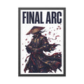 Final Arc Framed Poster — Dark Samurai Art Print