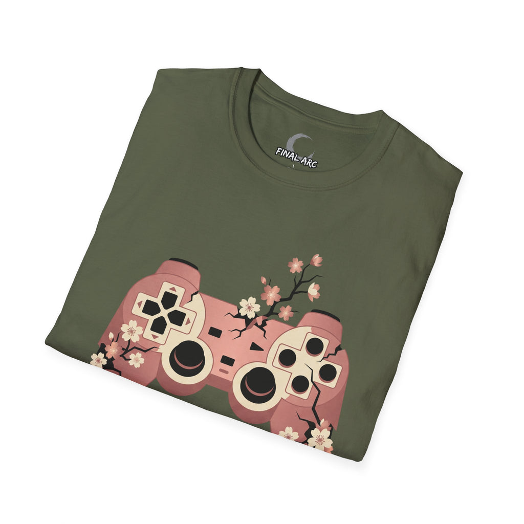 Cherry Blossom Game Controller T-Shirt