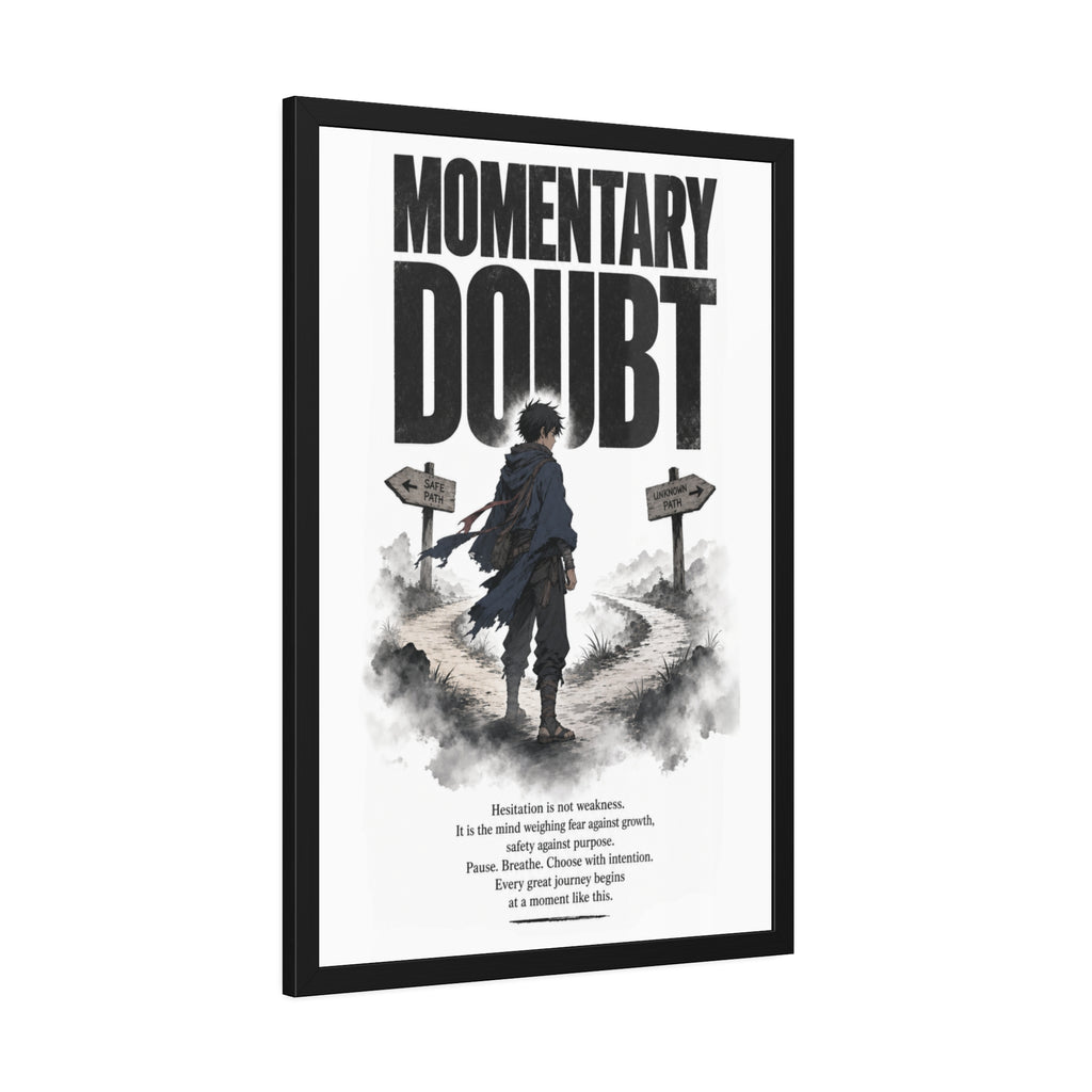 Momentary Doubt Framed Art Poster