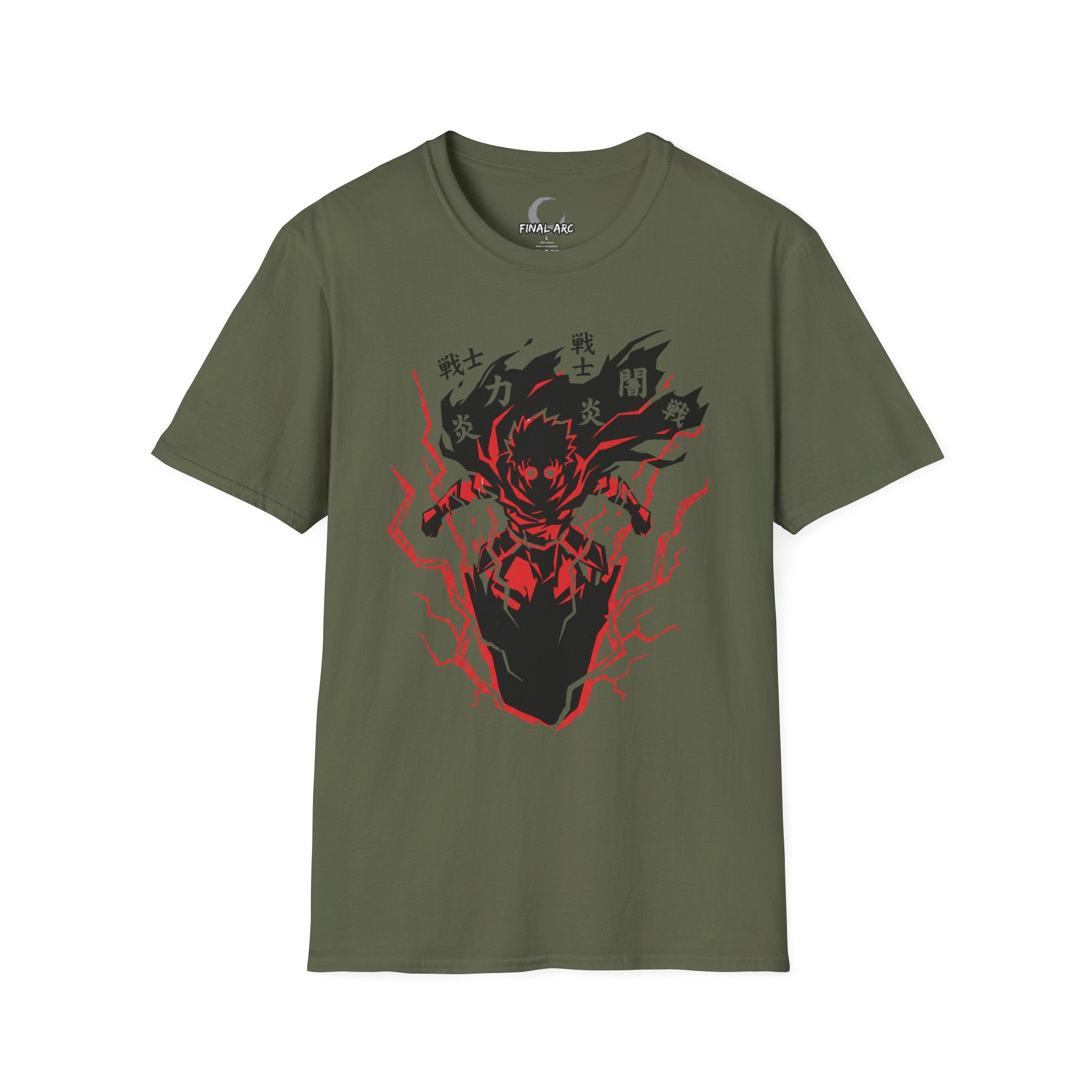 Anime  Lightning T-Shirt — Kanji Power Graphic Tee