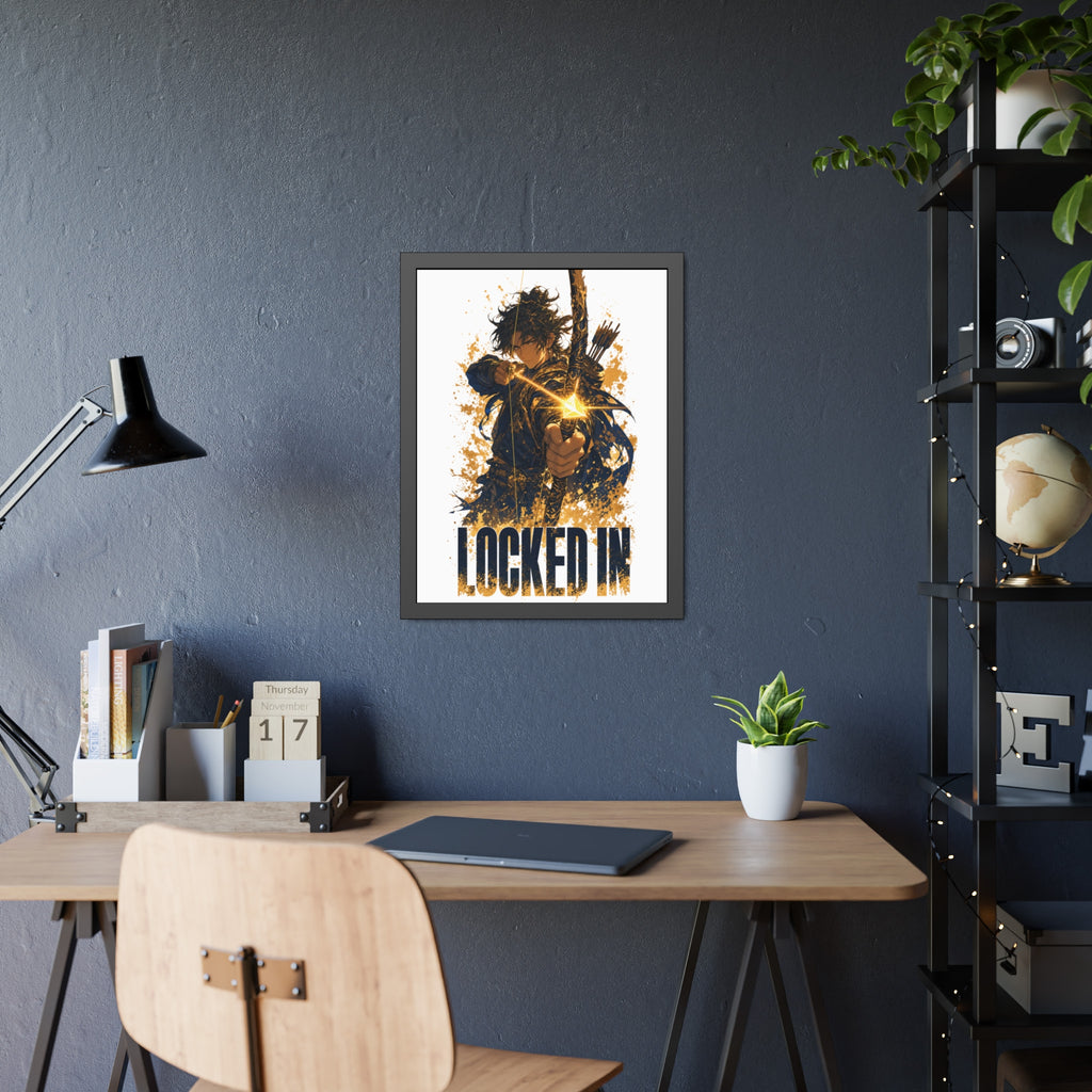 Framed Poster — 'Locked In' Archer Artwork