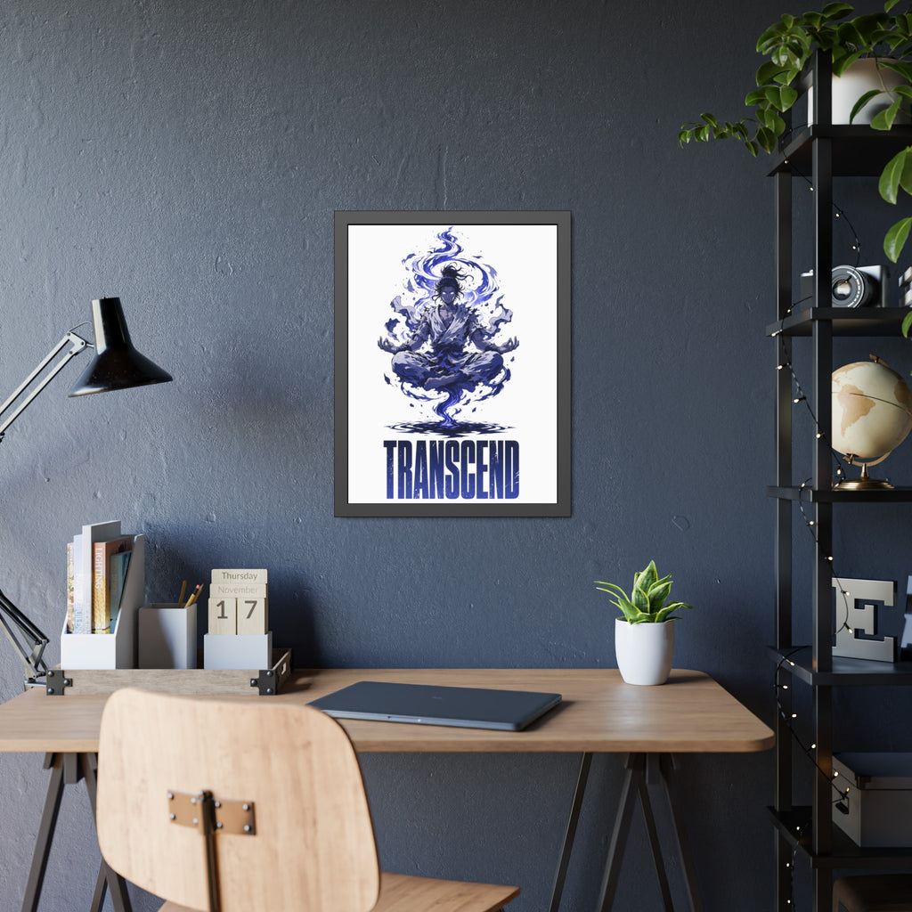 Transcend Meditation Art — Framed Poster