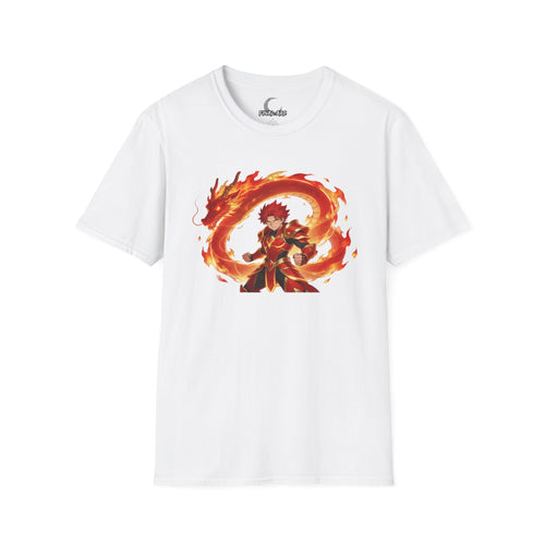 Anime Flame Warrior Graphic Tee - Final Arc