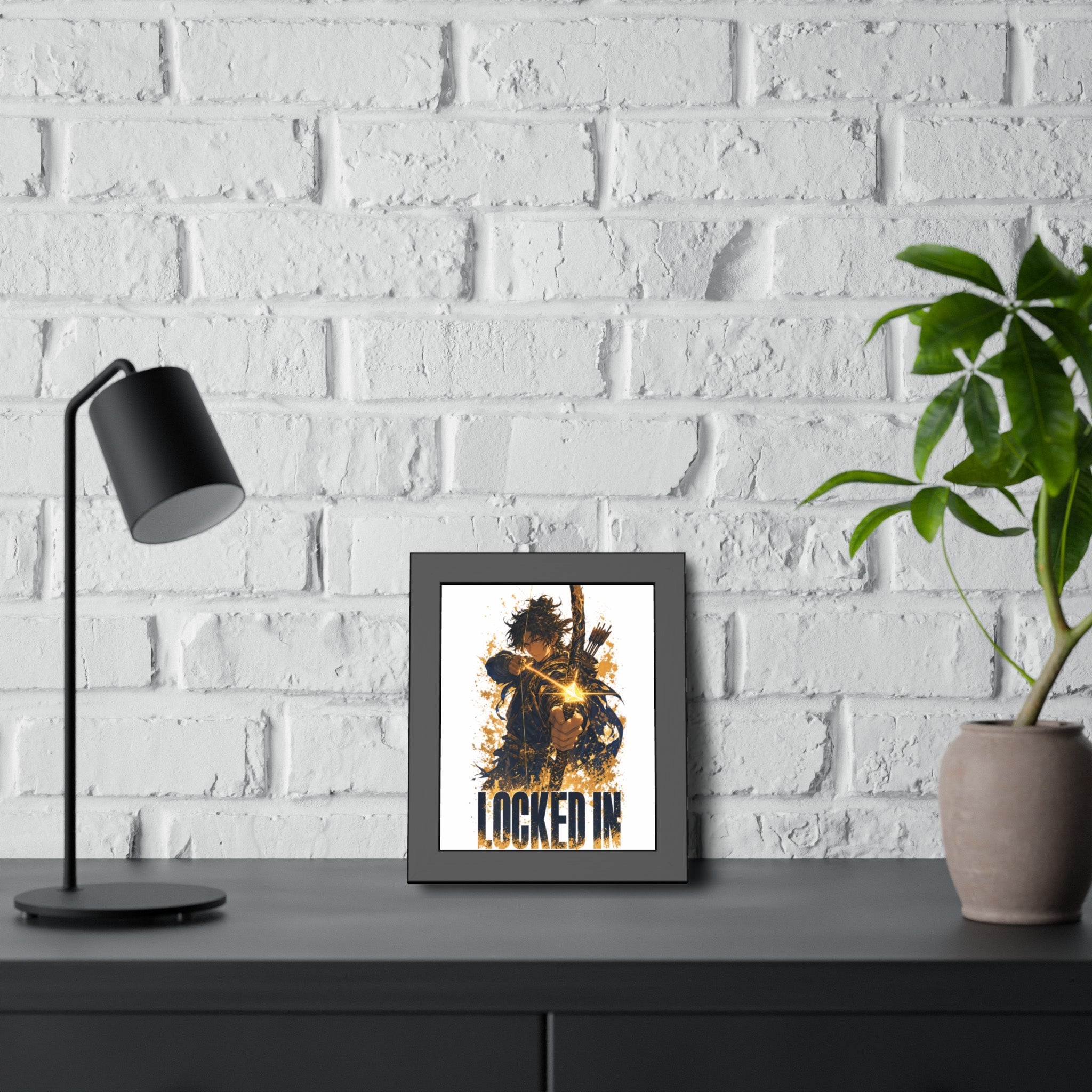 Framed Poster — 'Locked In' Archer Artwork