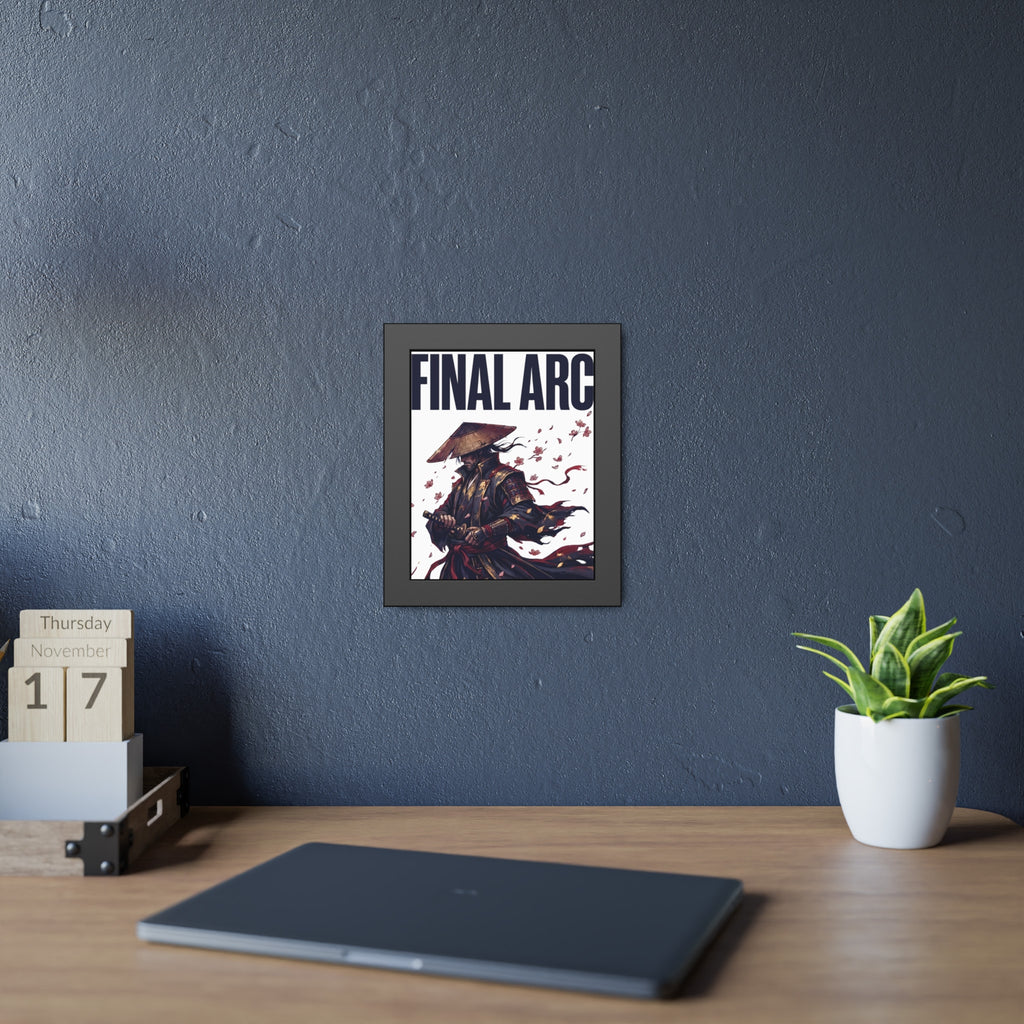 Final Arc Framed Poster — Dark Samurai Art Print