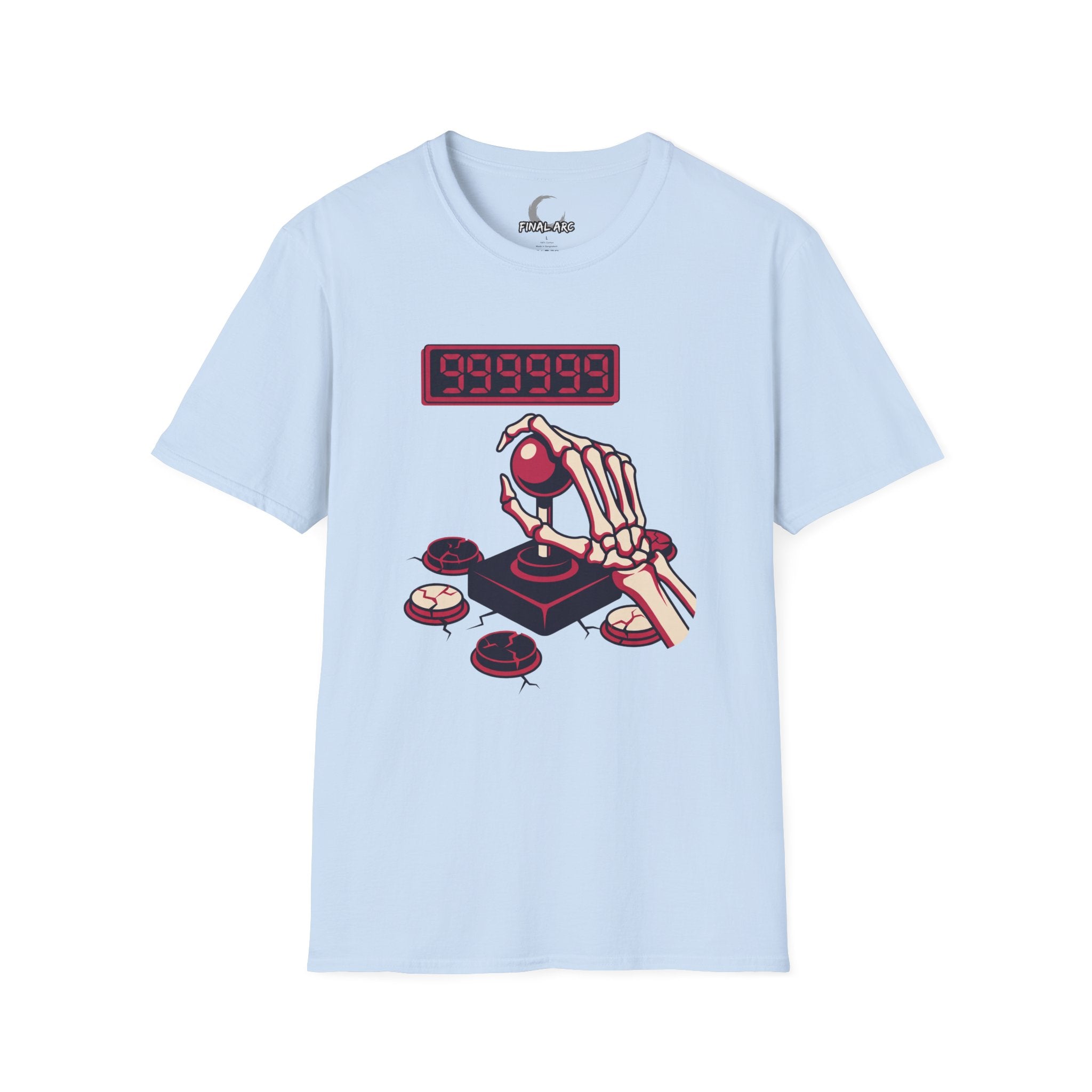Arcade Skeleton Gamer T‑Shirt