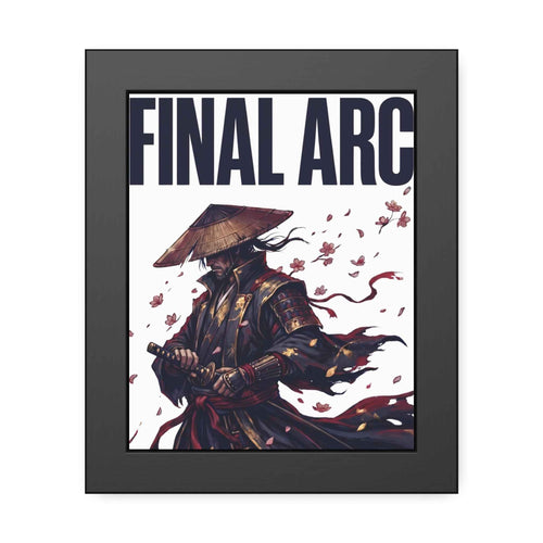 Final Arc Framed Poster — Dark Samurai Art Print