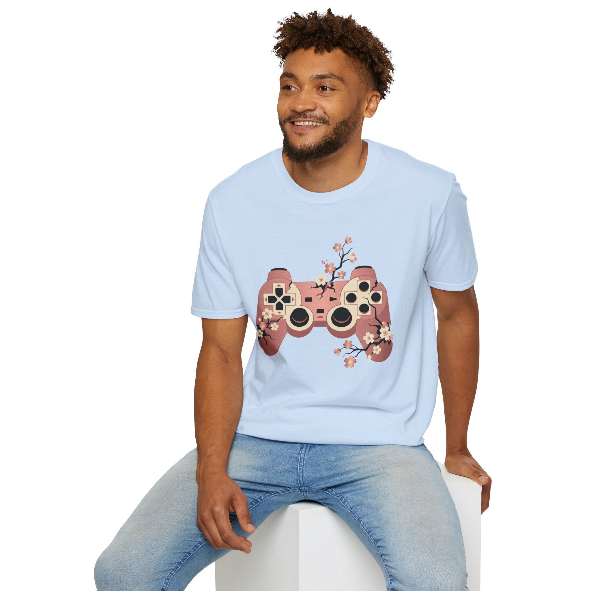 Cherry Blossom Game Controller T-Shirt