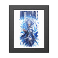 Untouchable Framed Art Poster — Blue Fantasy Sorceress Print