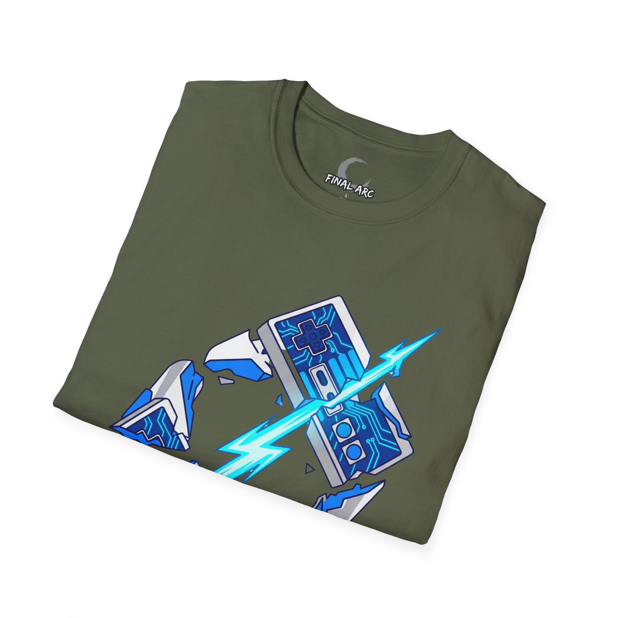 Gaming Controller Lightning Bolt T-Shirt