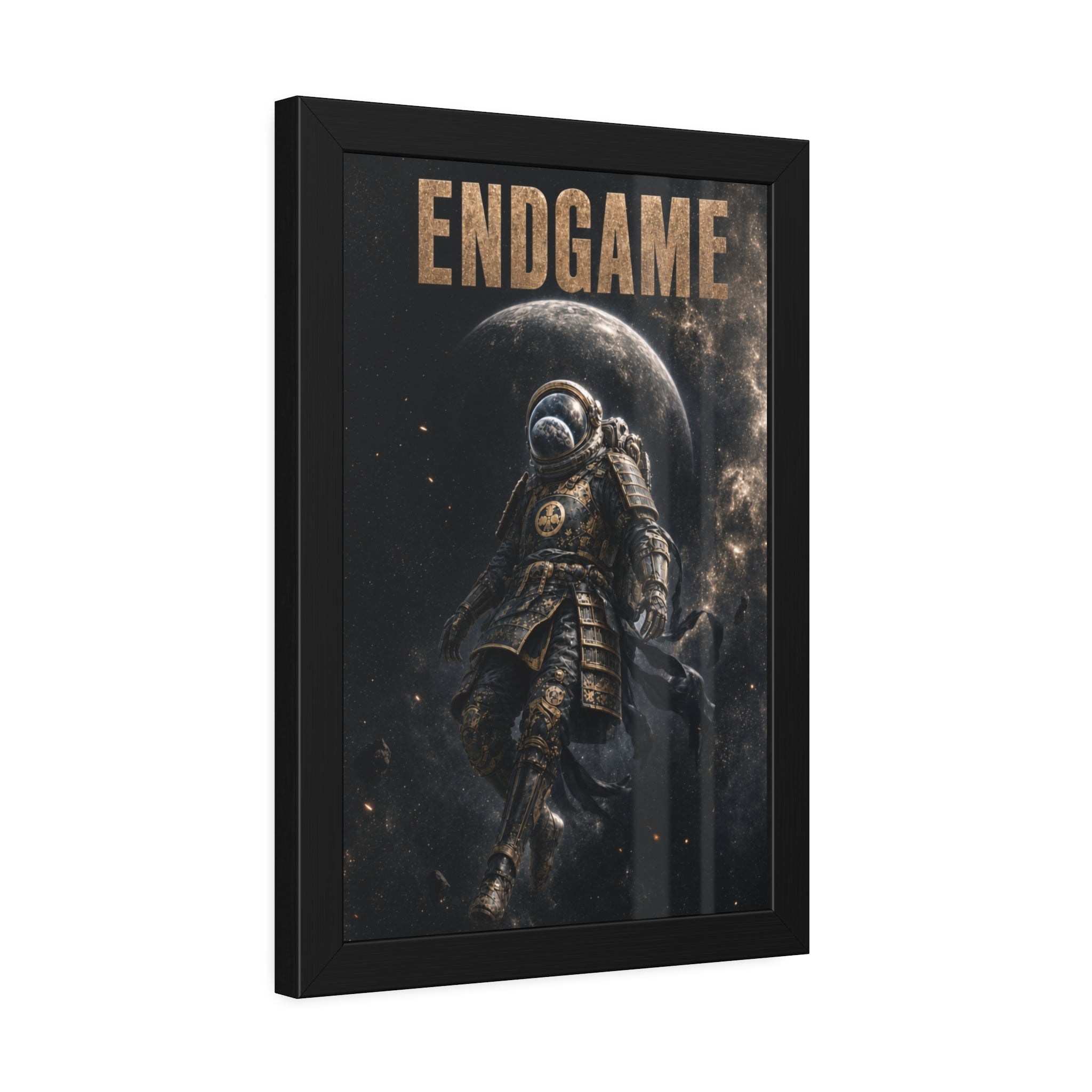 Framed Poster — "ENDGAME" Astronaut Space Art