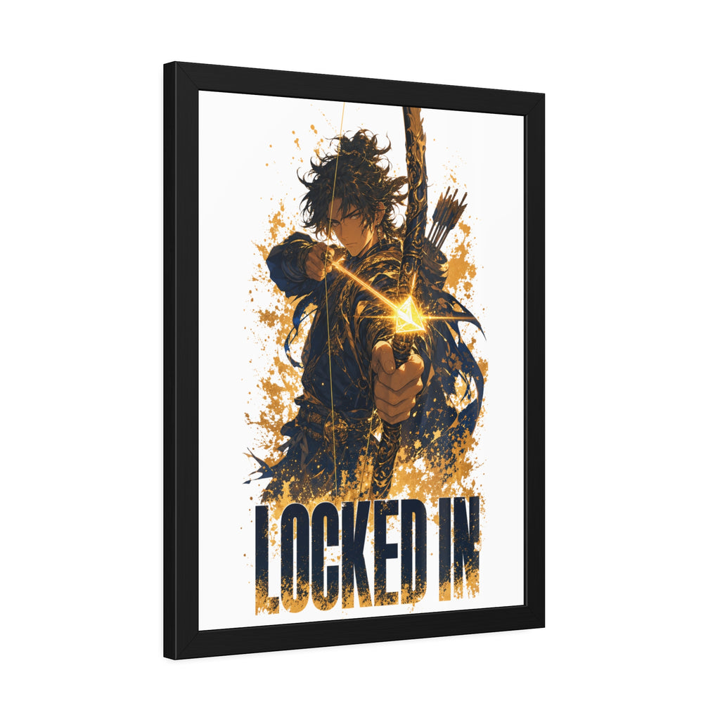 Framed Poster — 'Locked In' Archer Artwork