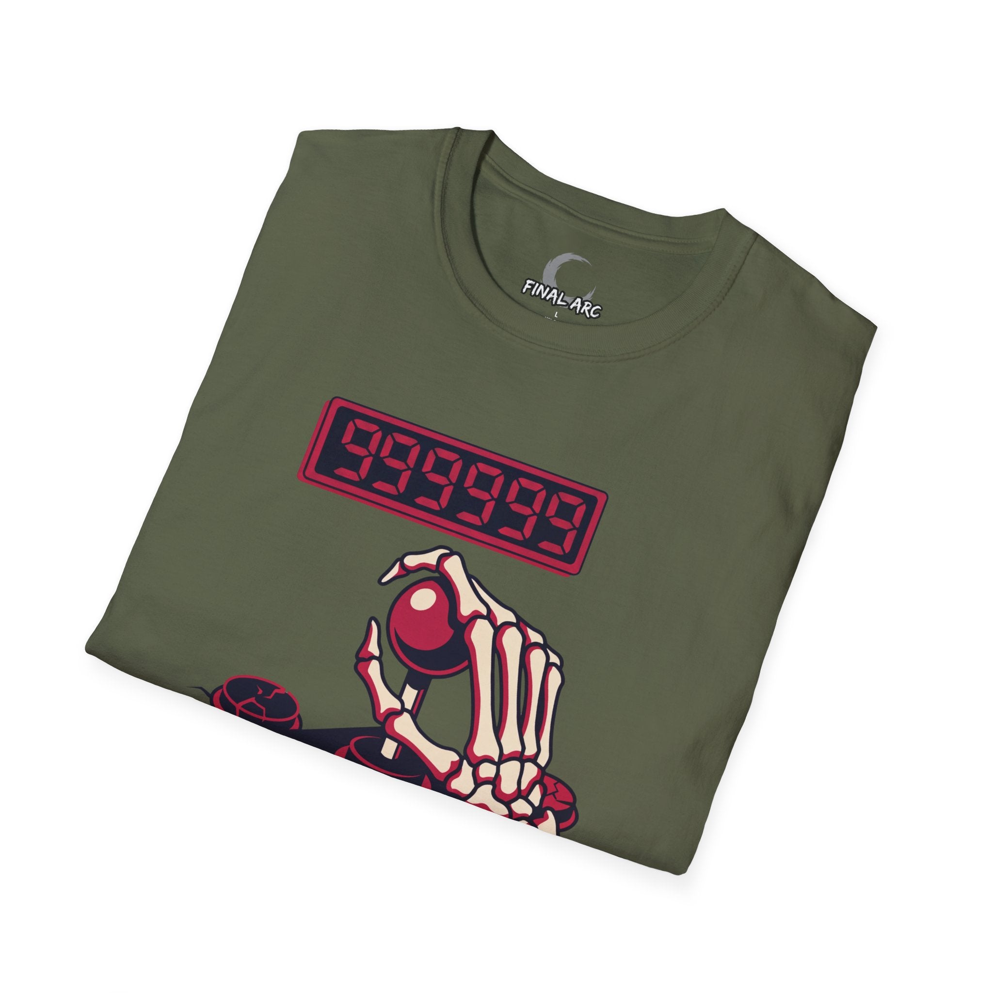 Arcade Skeleton Gamer T‑Shirt