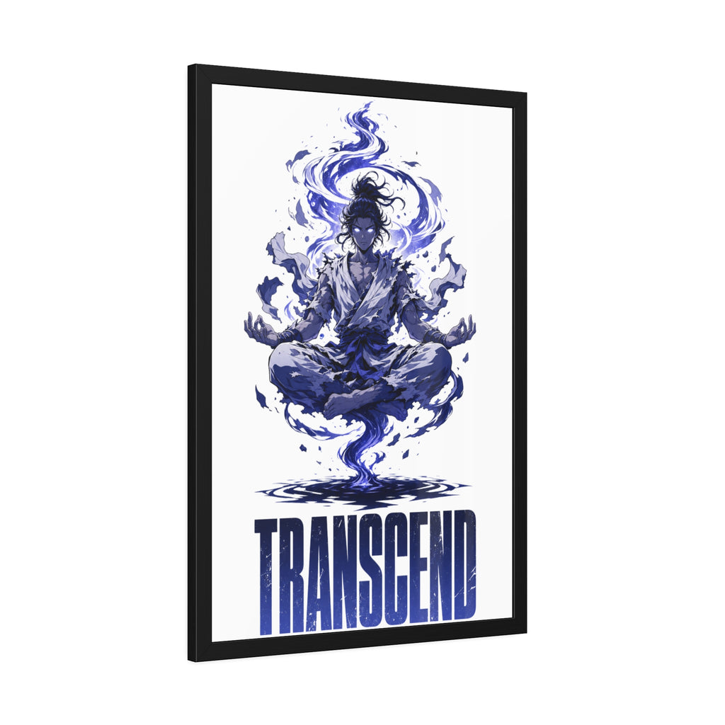 Transcend Meditation Art — Framed Poster