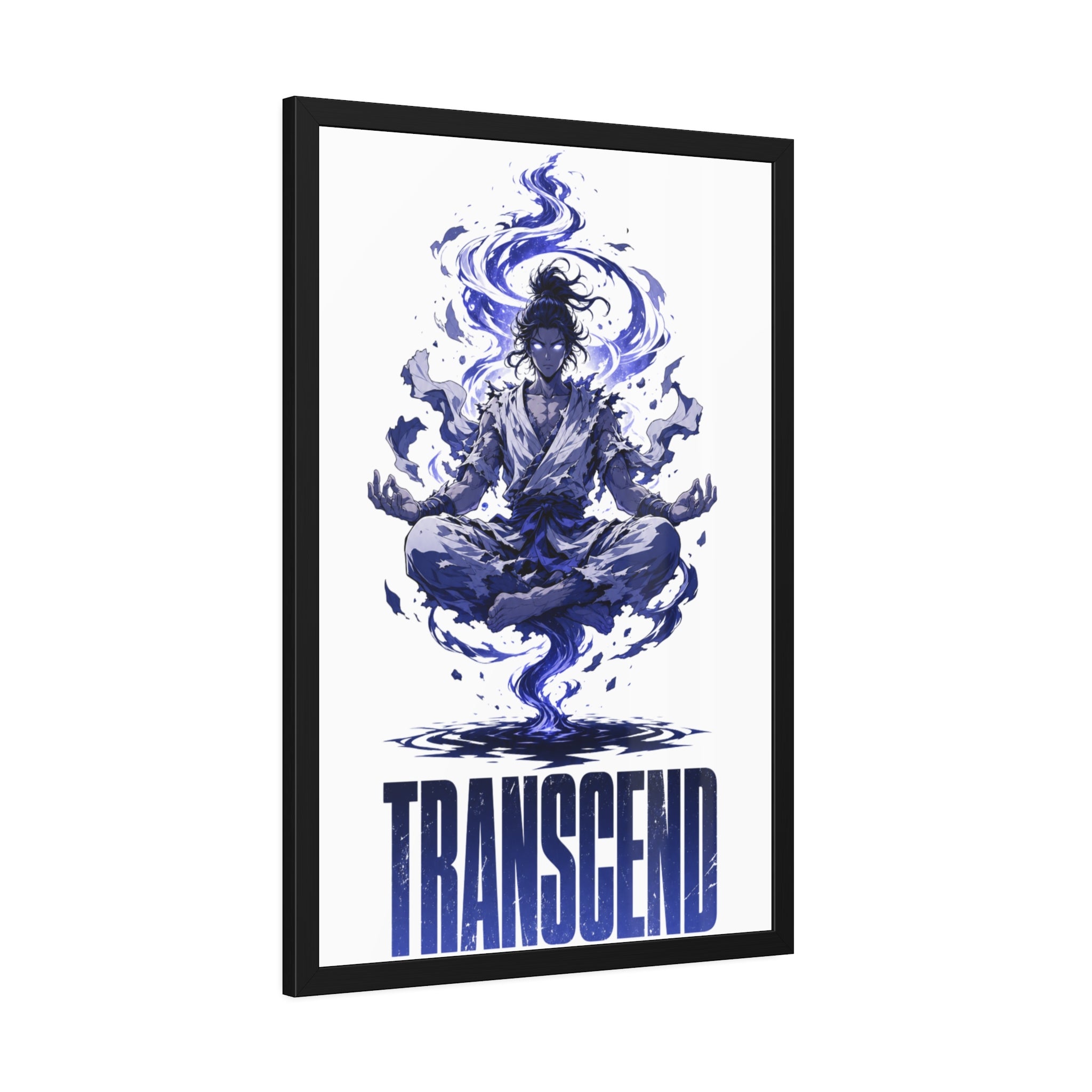 Transcend Meditation Art — Framed Poster