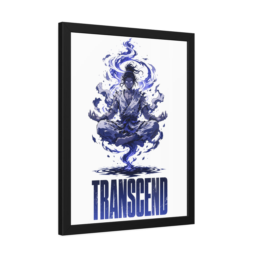 Transcend Meditation Art — Framed Poster