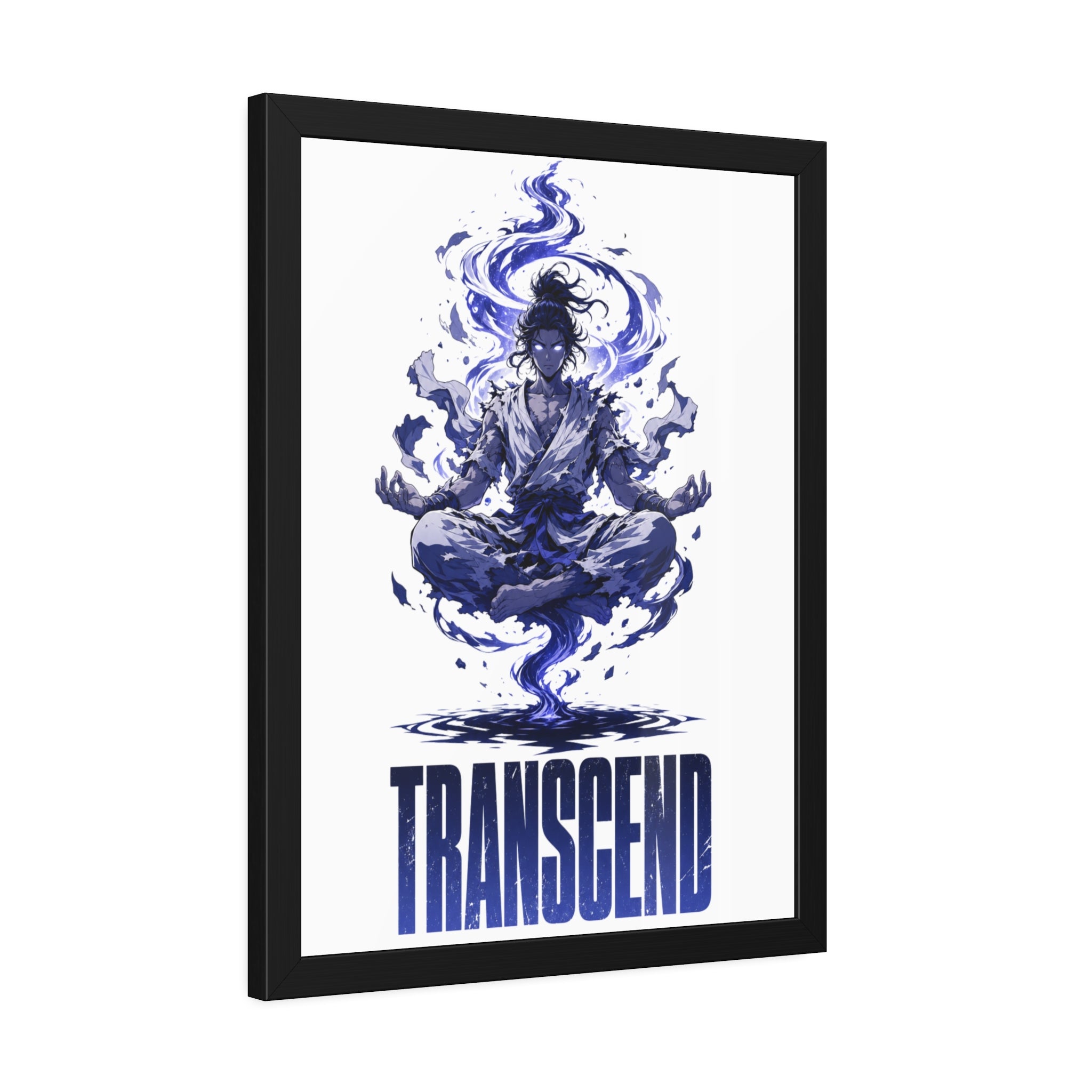 Transcend Meditation Art — Framed Poster